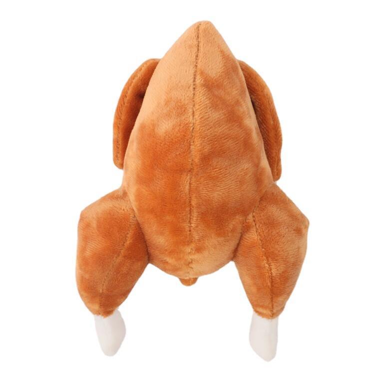 Roast Chicken Plush Custom Pet Toys Eco Friendly Durable Dog Chew Toys