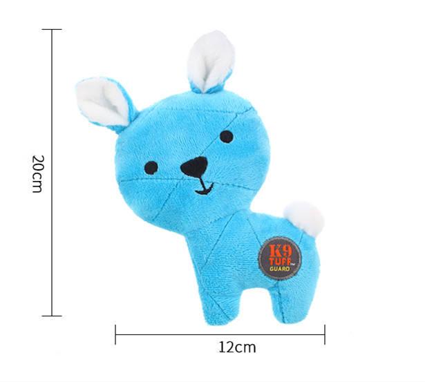 Hot Selling Dog Interactive Squeaky Toy Dog Plush Chew Toy Cute Style Cartoon Animal Character Dog Stuffed Toys