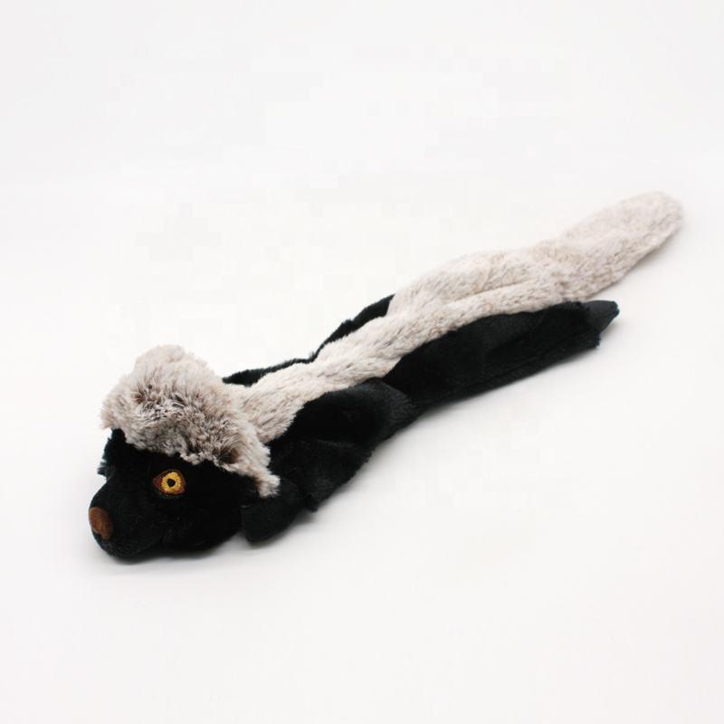 Wholesale Cute Animal Shape New Design Ratel Squeaky Plush Dog Rope Chewing Toys Dog Toy