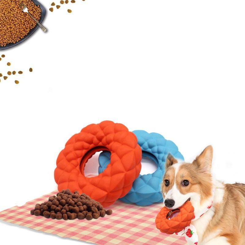 Durable Strong Treat Pet Food Eco Friendly Interactive Rubber Dog Chew Pet Toy