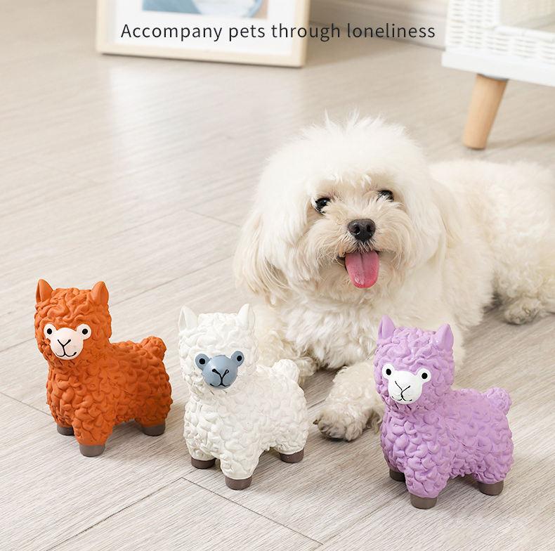 Bite-resistant Teeth Squeaky Cute Emulsion Custom Dog Toy Logo Dog Chew Toys Pet Accessories