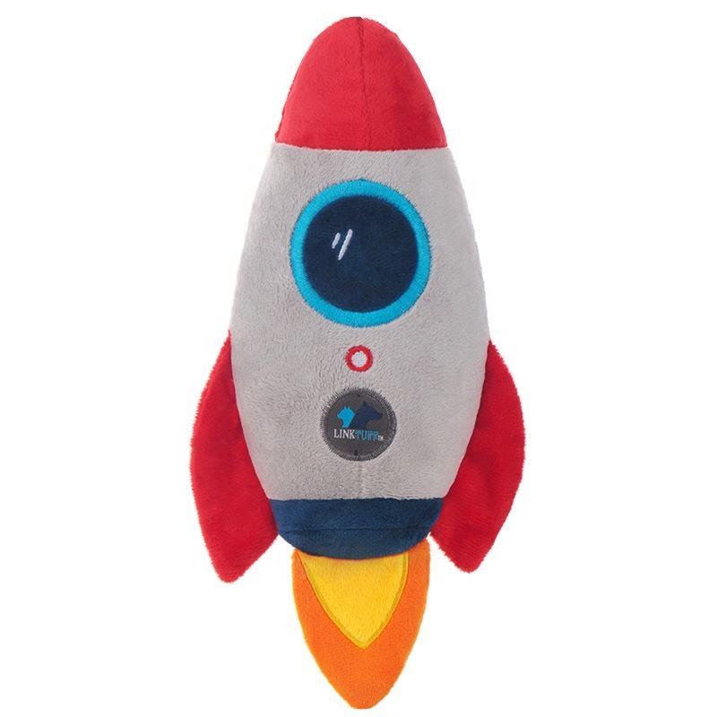 Pet Pack Set Puppy Starry Dream Chew Toys Pet Dental Healthy Astronaut Rocket Shape Squeaky Dog Toys