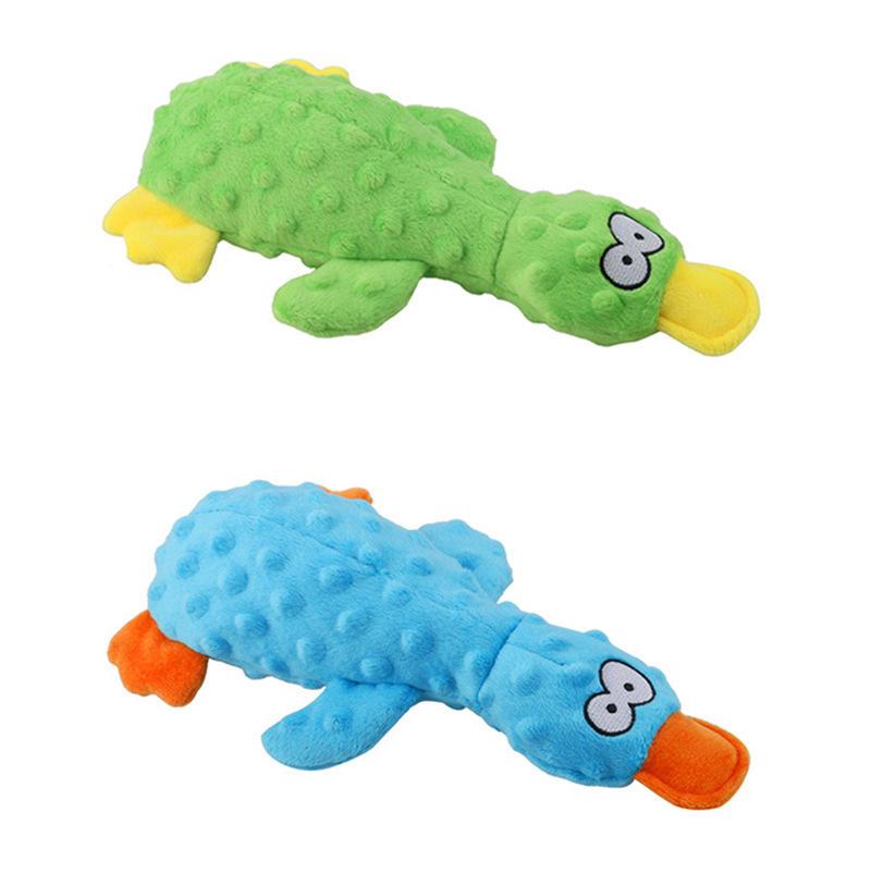 Wholesale Durable New Chewing Squeaky Cartoon Animal Dog Plush Toy Pet Toys