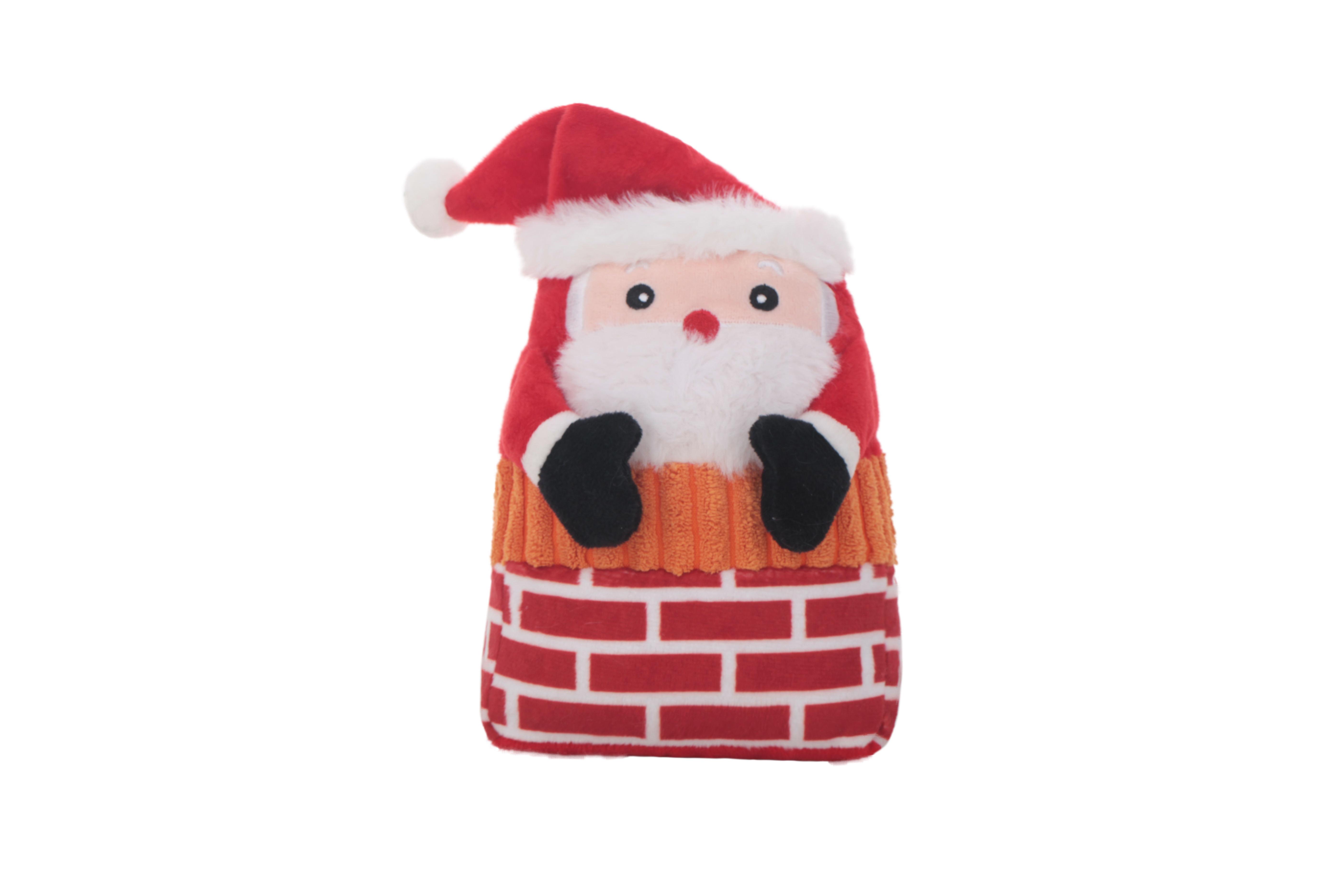 Christmas Theme Socks Crocodile Saliva Towel Wreath Gingerbread Man Interactive Plush Dog Chew Pet Toy Set