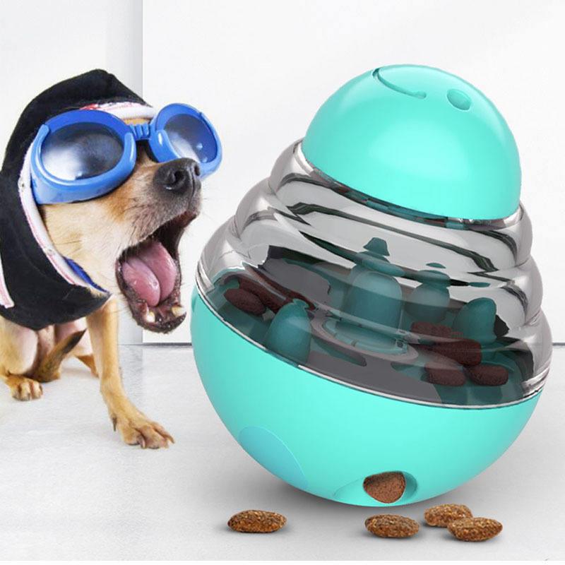 Dog Shaking Food Leak Ball With 2 Adjustable Leak Holes Self Feeding Puzzle Toy For Small Medium Dogs Cats Innovative Dog Toy