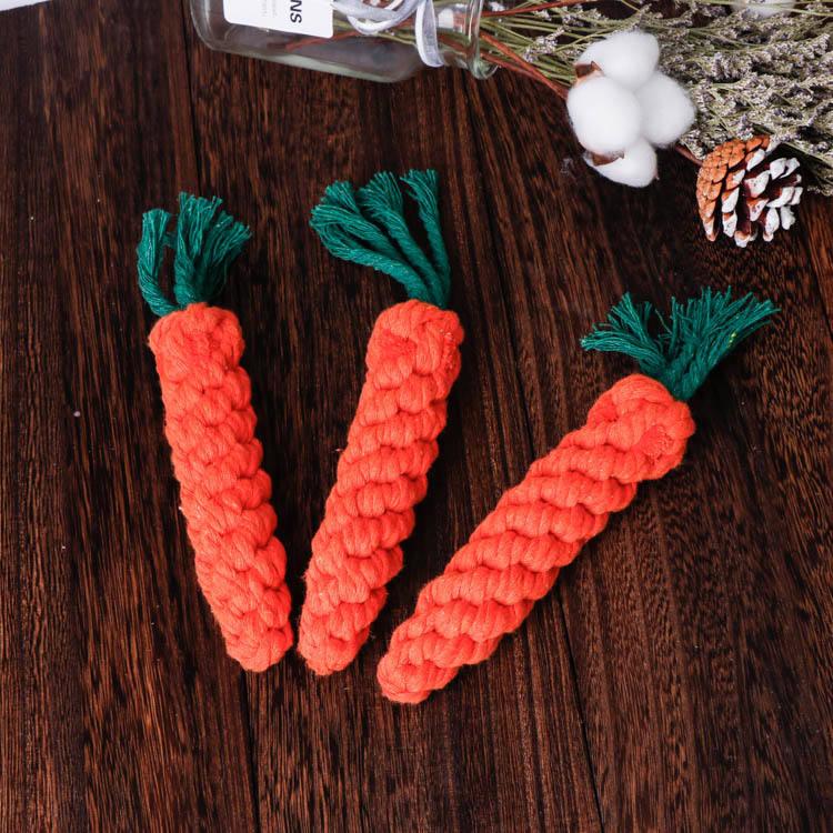 Dog Bite Resistant Woven Cotton Rope Toy Interactive Intelligence Chew Dog Toy