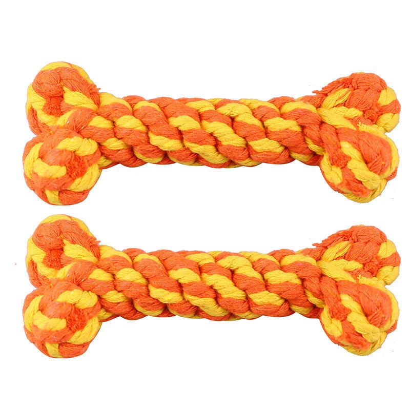 Factory Direct Supply Dog Pet Toy Ball Molar Bite Training Knot Rope Ball Cheap Eco Rope Toys