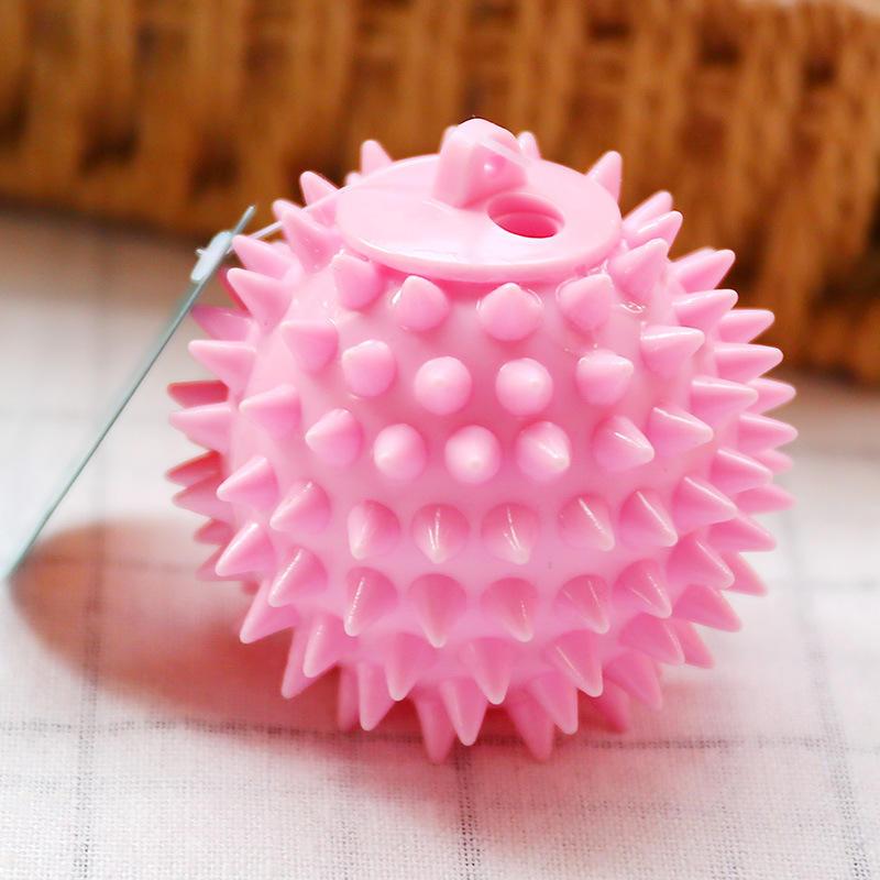 New Toy Barbed Sound Ball Relieve Boredom Leisure Tpr Rubber Bite-resistant Training Interactive Dog Toy