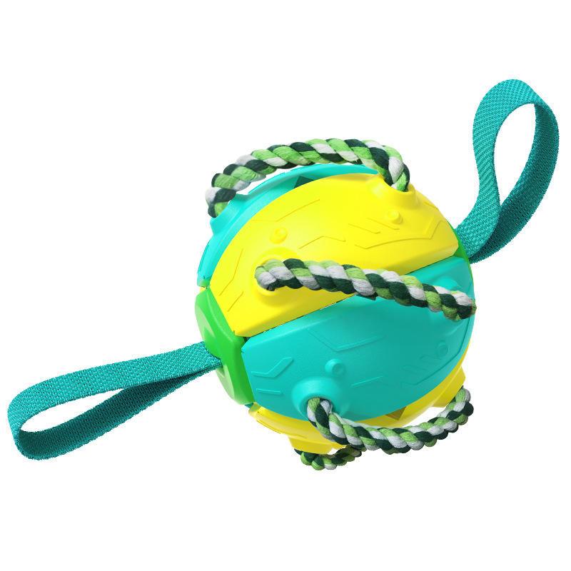 Puppy Dog Training Treats Teething Rope Toys For Boredom With Teeth Cleaning Interactive Pet Training Toy Ball