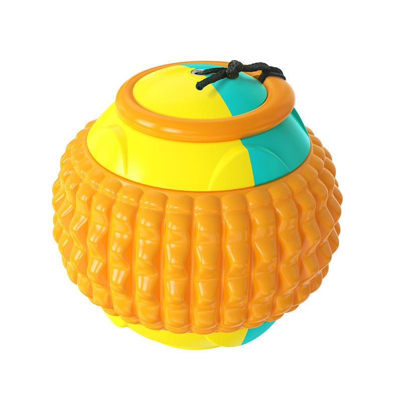Interactive Dog Toys Throwing Ball With Automatically Stretchable Rope Educational Pet Interactive & Movement Toys Ball