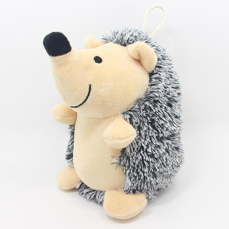 Hot Selling Pet Soft Chew Toy Little Hedgehog Nibble Toy Plush Pet Supplies Dog Puzzle Toy