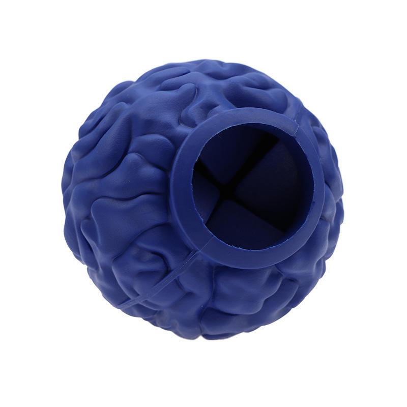 Natural Rubber Interactive Food Dispensing Puzzle Dog Toy Ball For Tooth Cleaning Iq Training Chewing Playing