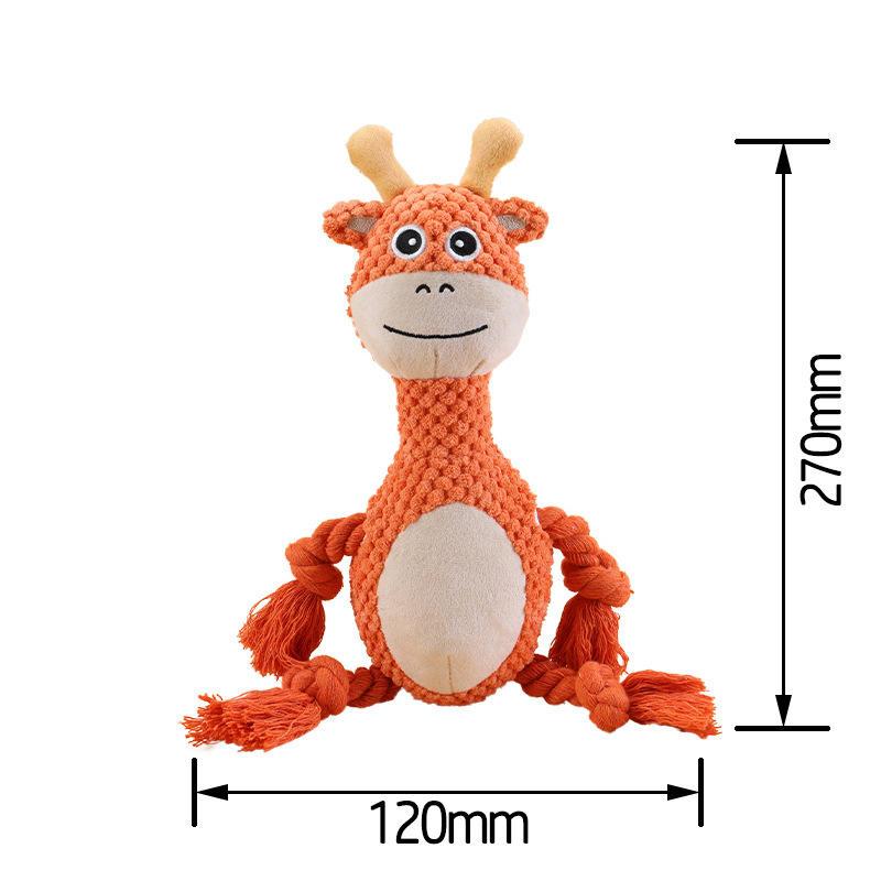 Wholesale For Online Shopping Interactive Pet Toys Plush Squeaky For Dog Sample Welcomed