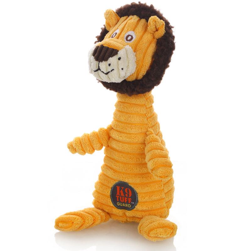 Hot Selling Cute Style Cartoon Animal Character Dog Stuffed Toys Dog Interactive Squeaky Toy Dog Plush Chew Toy