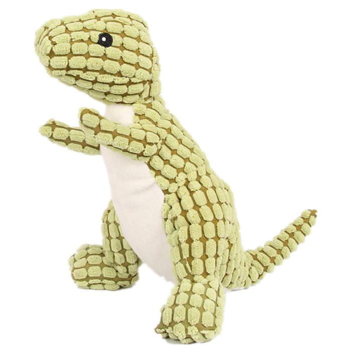 Custom Eco Friendly Dinosaur Shaped Chew Plush Dog Sound Toys