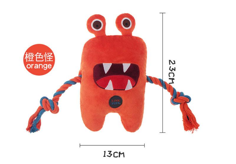 Training Puppy Monster Toy Teddy Golden Retriever Bite-resistant Teeth Sounding Toy