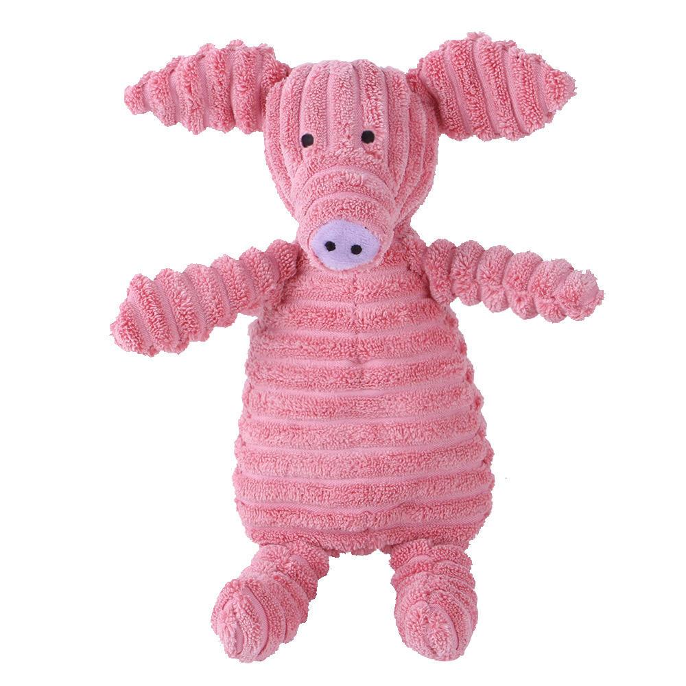 New Chewing Squeaky Cartoon Animal Sex Eco Friendly Plush Dog Pet Toys