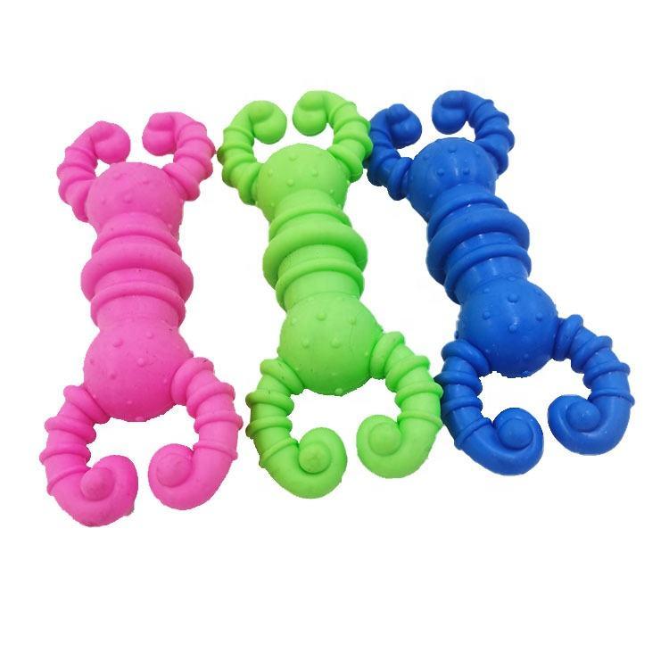 Wholesale Tpr Molar Teeth Solid Natural Pet Toys Anti-bite Chewing Bone Interactive Custom Dog Toys