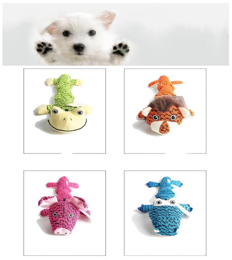 Manufacture Custom New Design Plush Dog Chew Toys Squeak Puppy Dog Toys