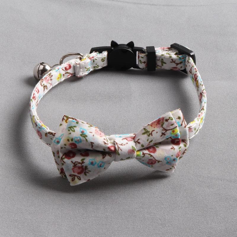 2022  New Style Colorful Cat Collar Floral Cat Collar