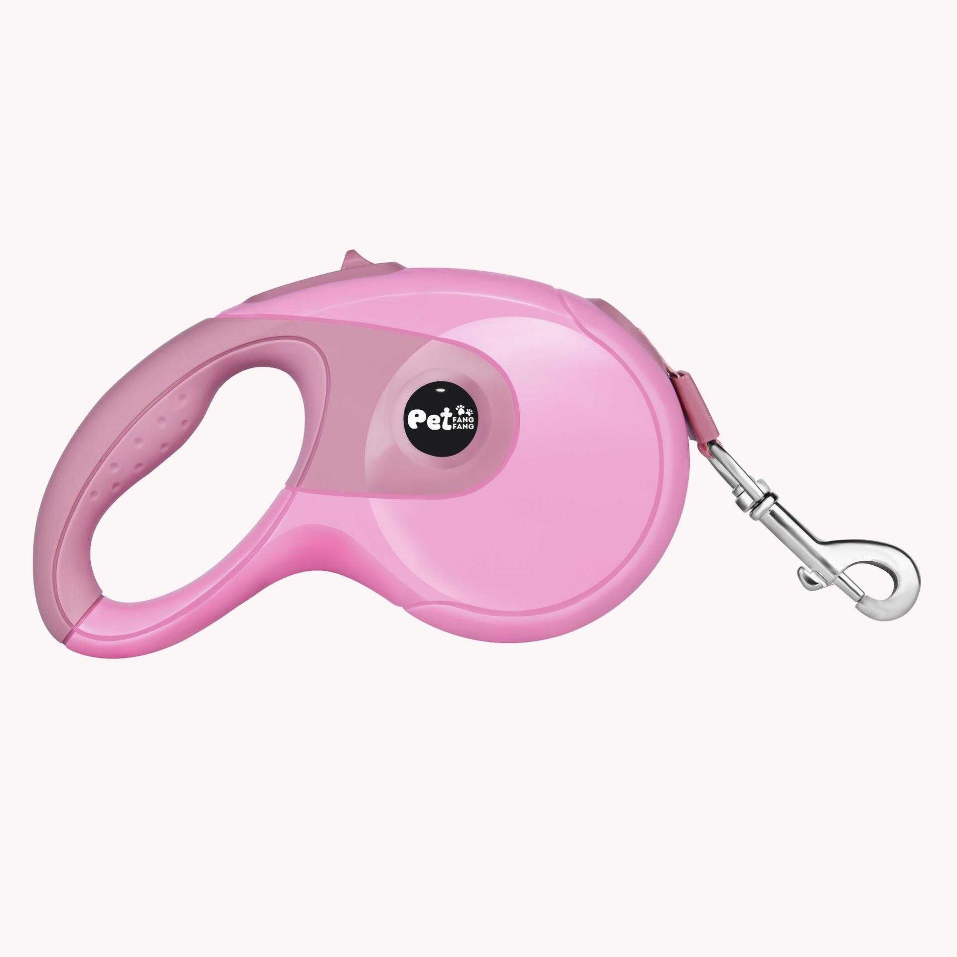 Multicolour Adjustable Retractable Auto Dog Leash