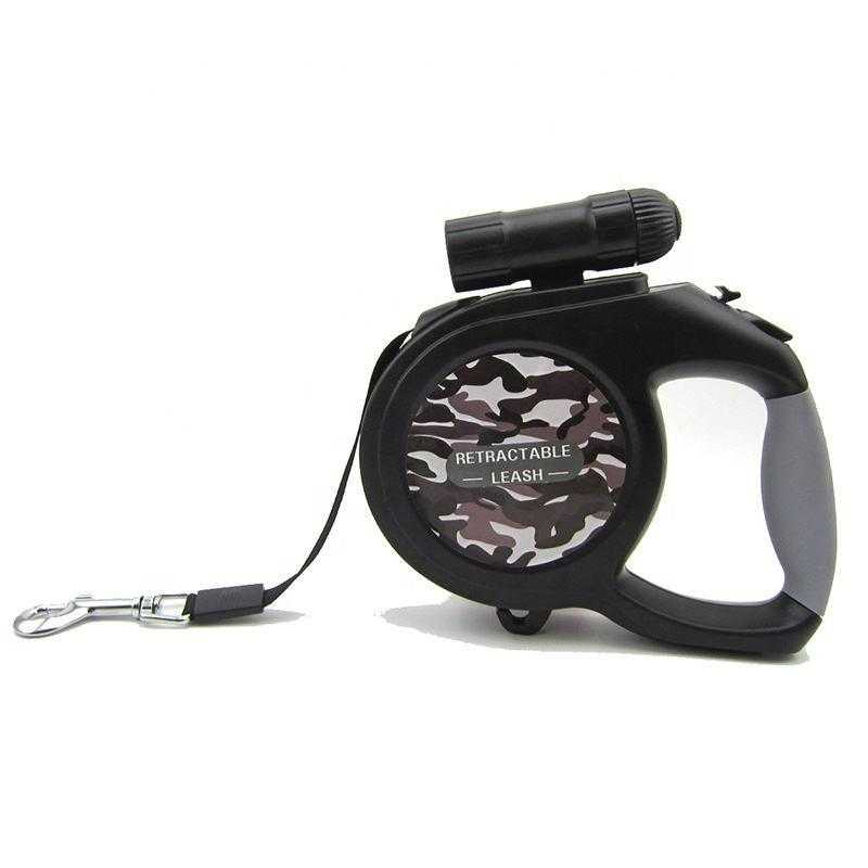 Fashion Retractable Dog Leash With Led Flashlight