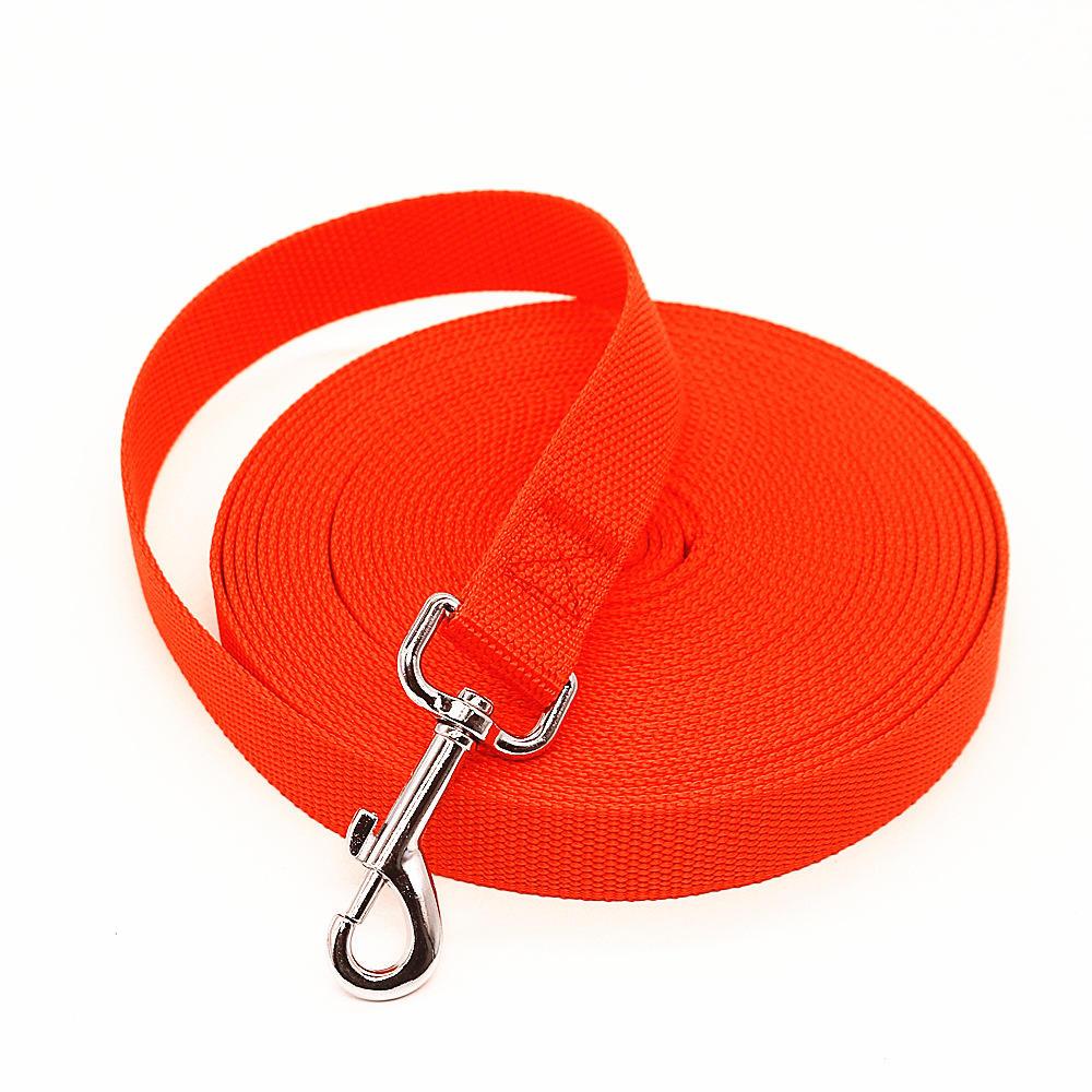 Wholesale Multi Color And Multi Size Training Long Retractable Nylon Pet Lead Dog Leash