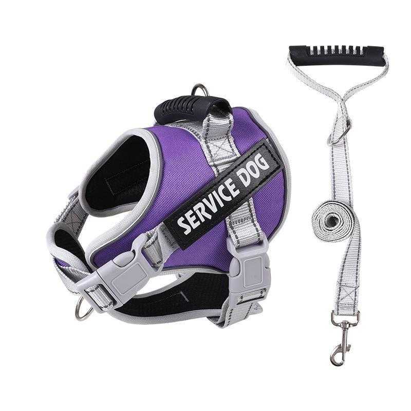 Reflective Safety Personality Walking Custom Logo Dog Leash And Harness