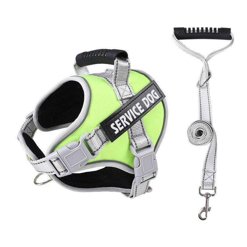 Reflective Safety Personality Walking Custom Logo Dog Leash And Harness