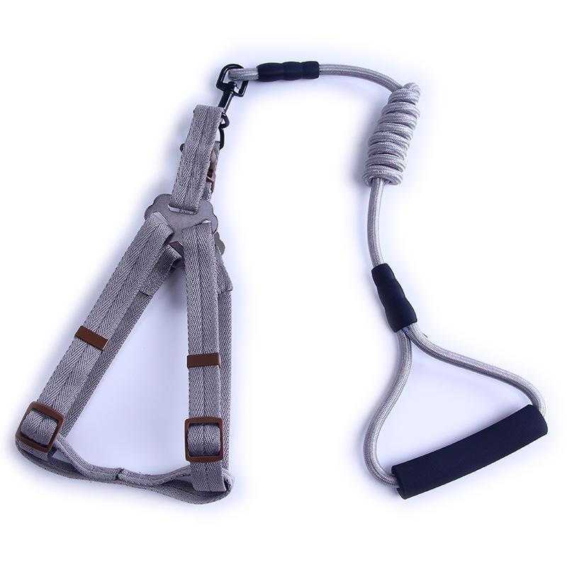 Comfort Soft Breathable Dog Harness Pet Polyester Vest Dogs Colorful Chest Strap Chain Rope