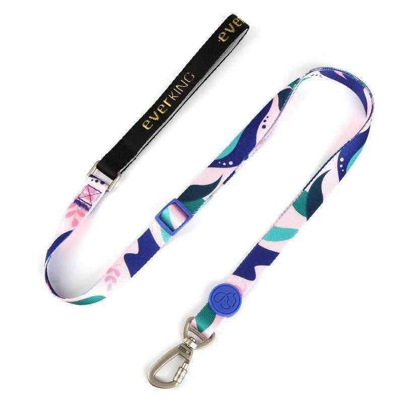 Summer Shade Series Adjustable Dog Leash Pet Collar Dog Harness