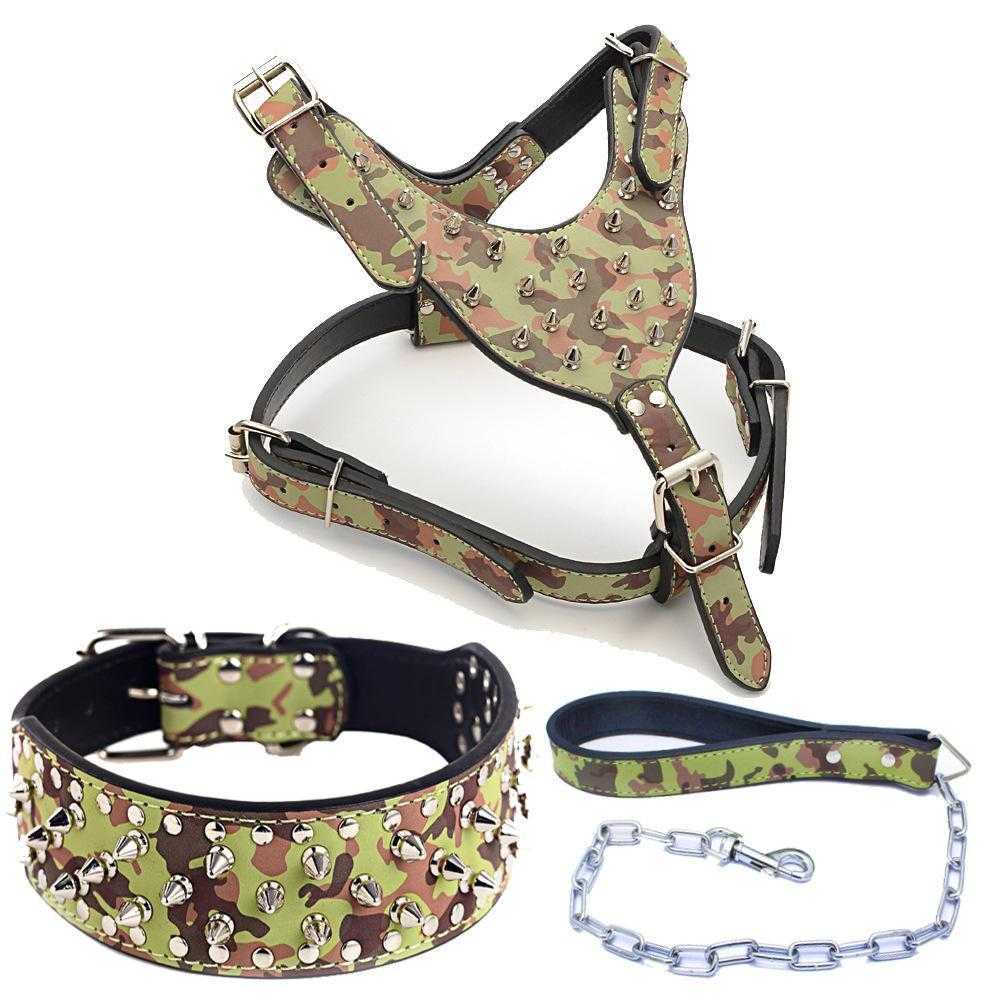 Factory Best Selling Strong Hot Sale Firm Dog Harness Spiked