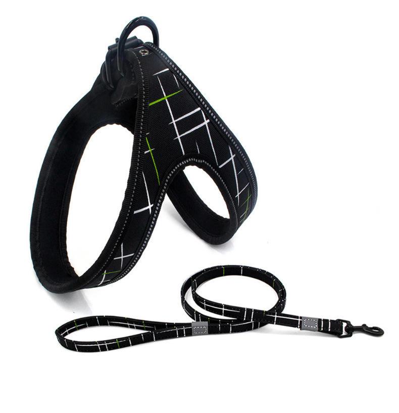 Customized Pet Safety Harness And Leash Set Soft Pet Vest For Wholesale
