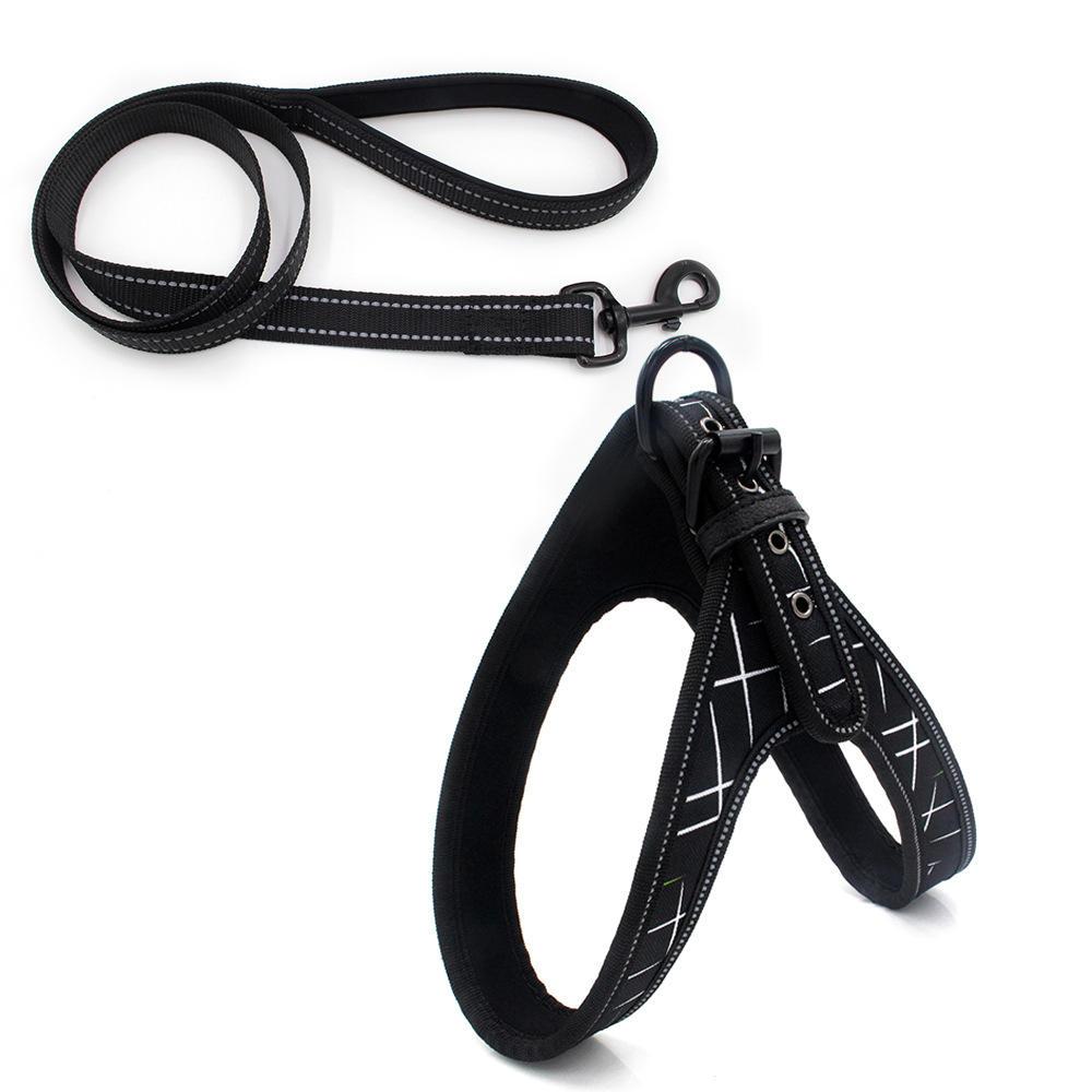 Customized Pet Safety Harness And Leash Set Soft Pet Vest For Wholesale