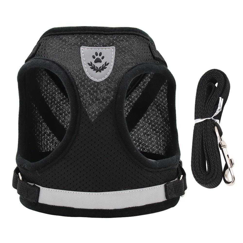 Wholesale Price Reflective Sturdy Polyester Dog Harness With Leash Selling Websites From China Factory