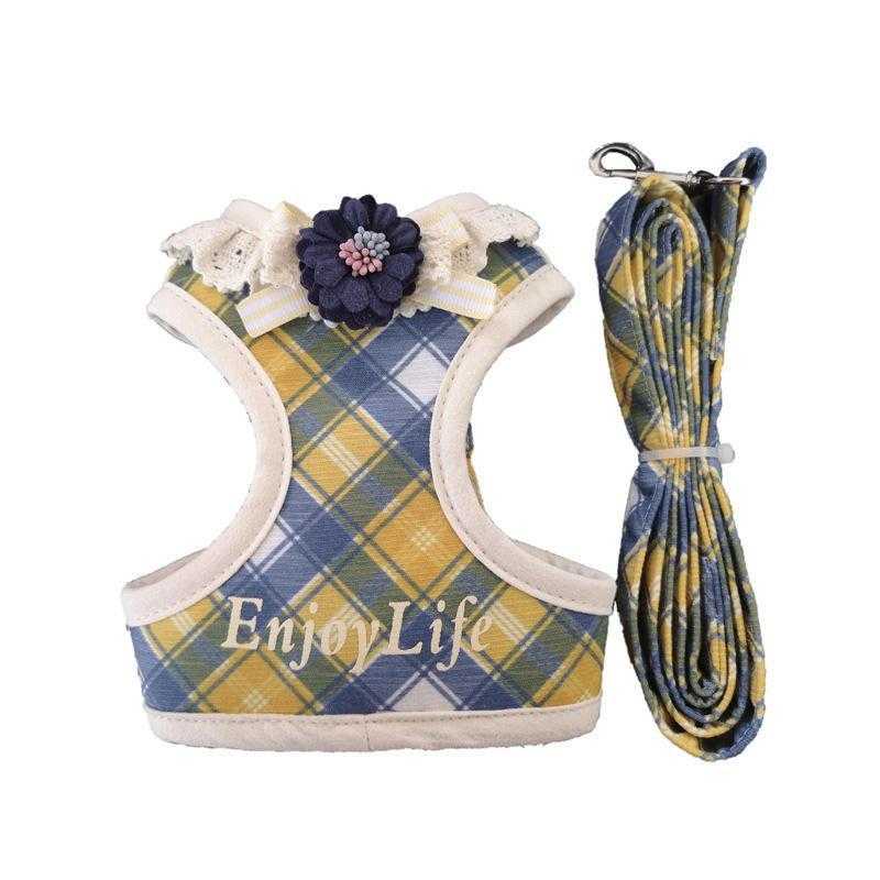 2022 New Pet Lead Rope Chest Strap Dog Rope Harness For Teddy Small And Medium Pets
