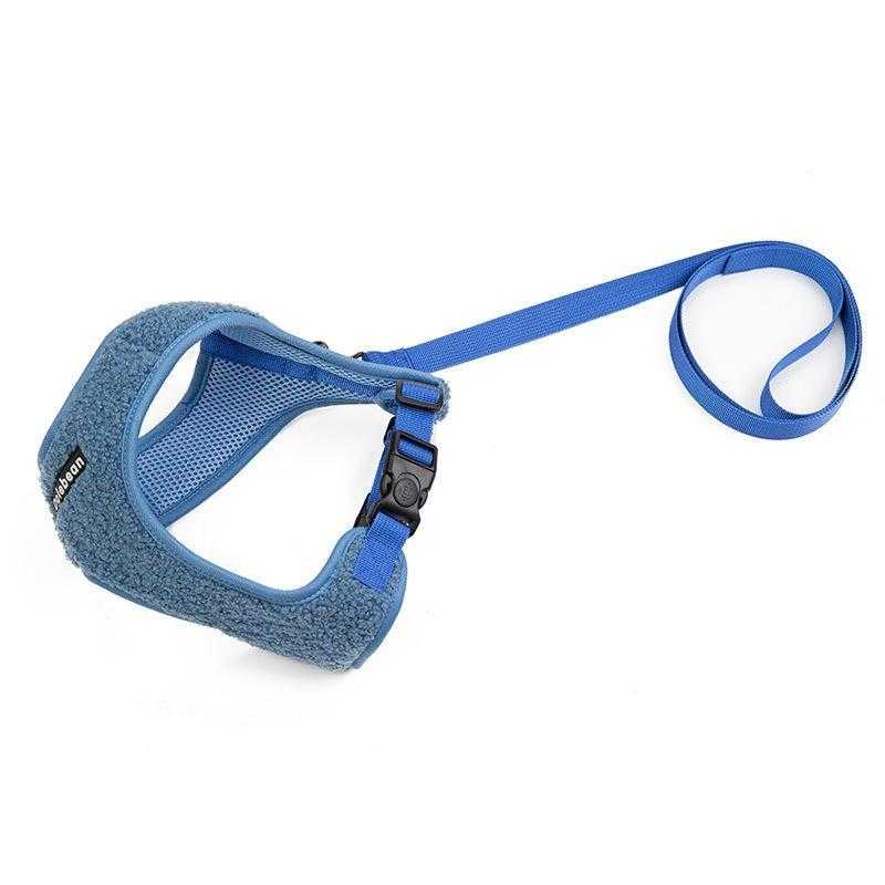 Luxury Harness Soft Mesh Puppy Harness Adjustable Cat Vest Leash Harness Set For Walking Cat And Small Dog