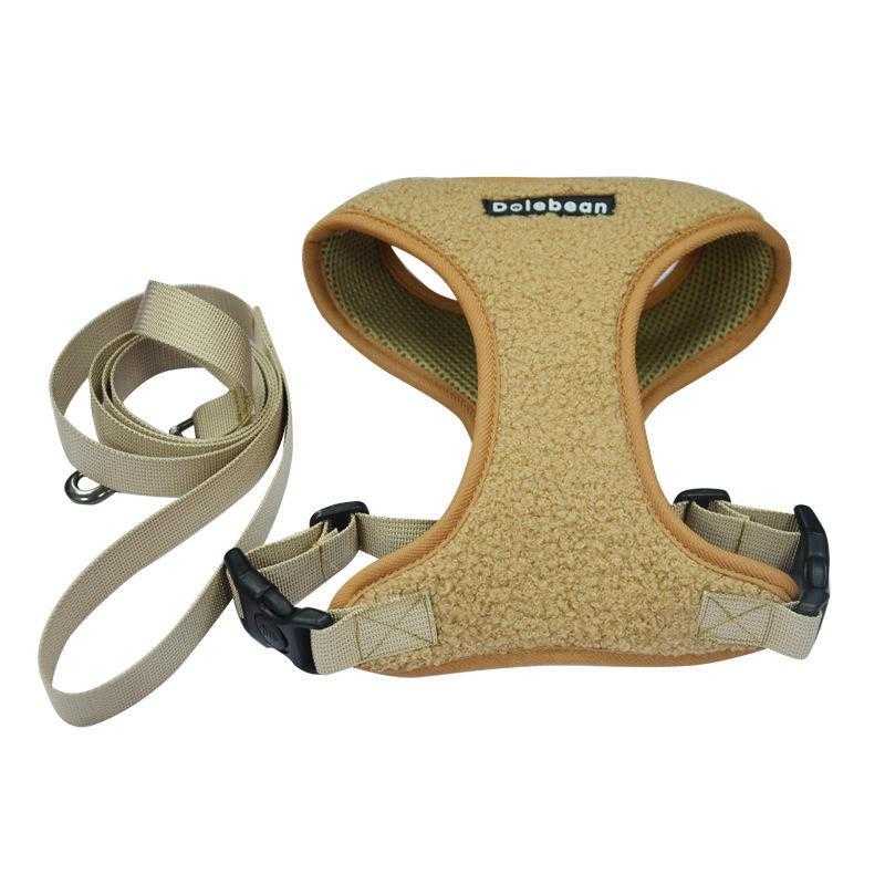 Luxury Harness Soft Mesh Puppy Harness Adjustable Cat Vest Leash Harness Set For Walking Cat And Small Dog