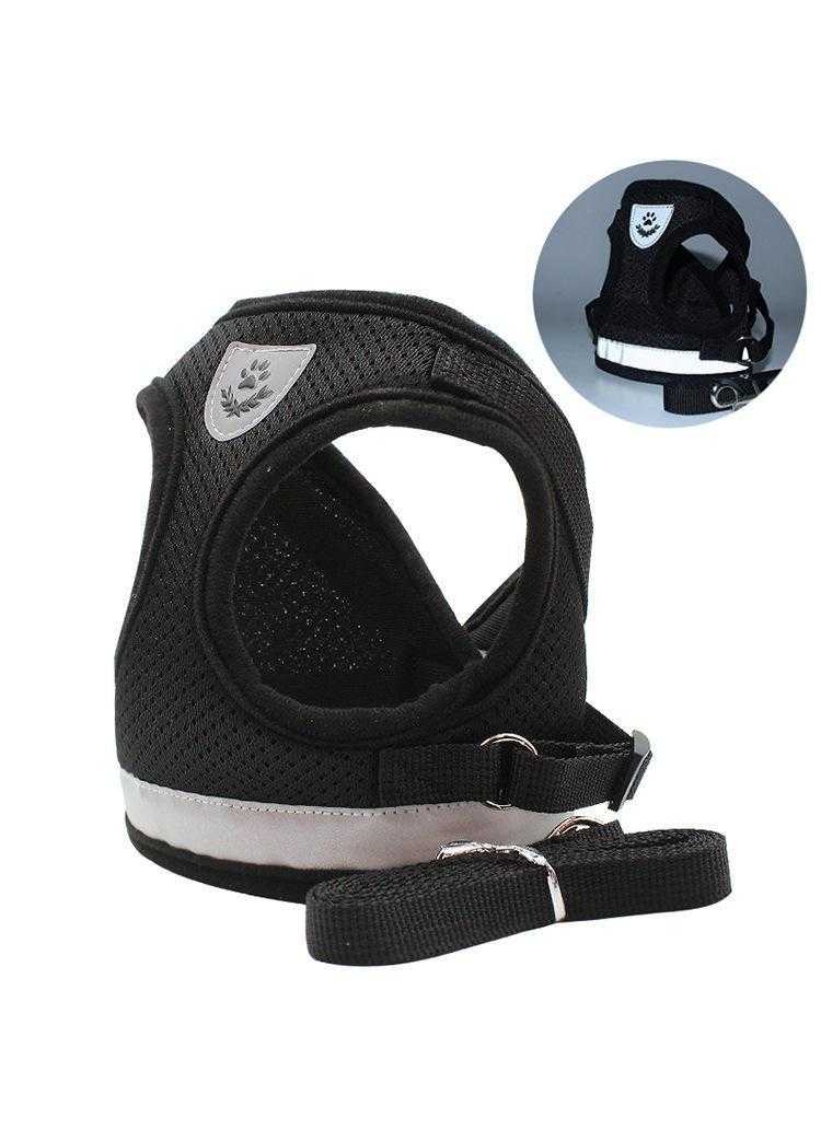Wholesale Custom Soft Breathable Mesh Reflective Strips Pet Harness