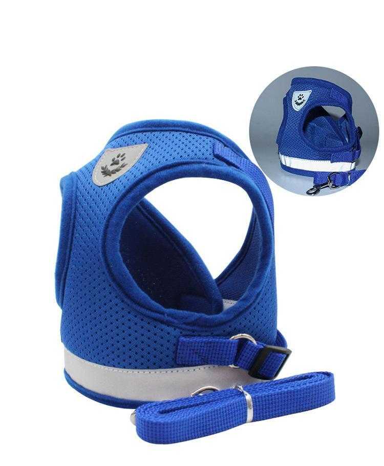 Wholesale Custom Soft Breathable Mesh Reflective Strips Pet Harness