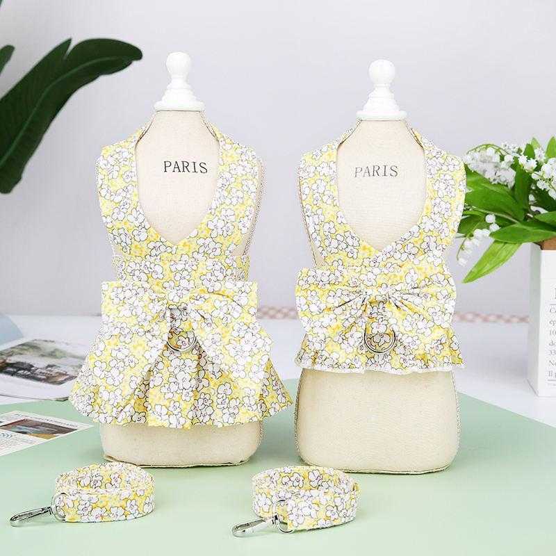 Hot Sale Kite Knot Cute Dress High Quality Dog Clothes Custom Fashion Pet Harness