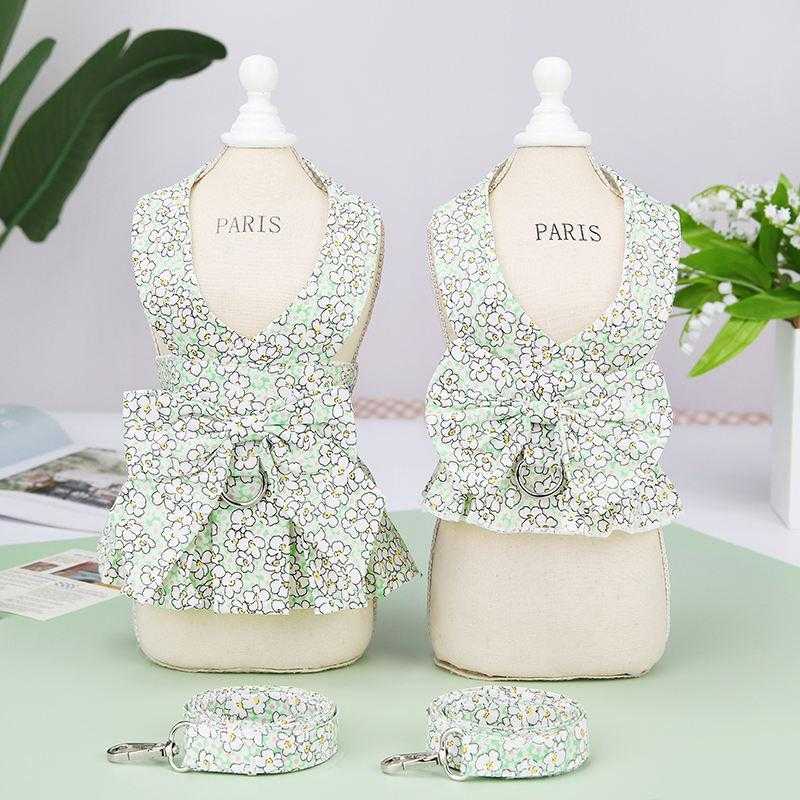 Hot Sale Kite Knot Cute Dress High Quality Dog Clothes Custom Fashion Pet Harness