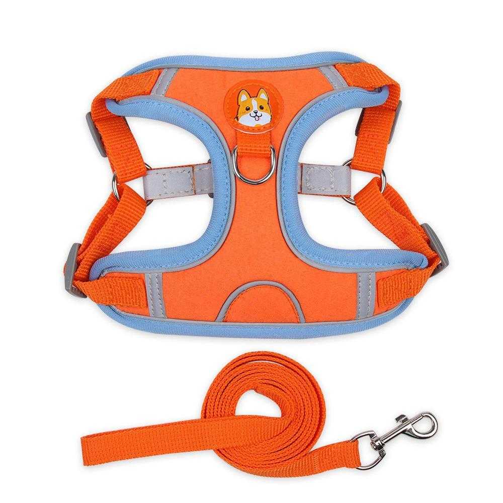 New Premium Custom Reflective Easy Wholesale Pet Accessories Dog Harness And Leash Made In China