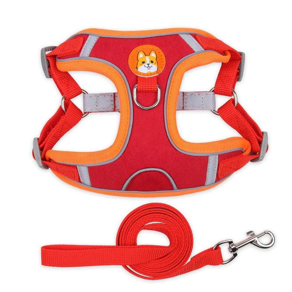 New Premium Custom Reflective Easy Wholesale Pet Accessories Dog Harness And Leash Made In China