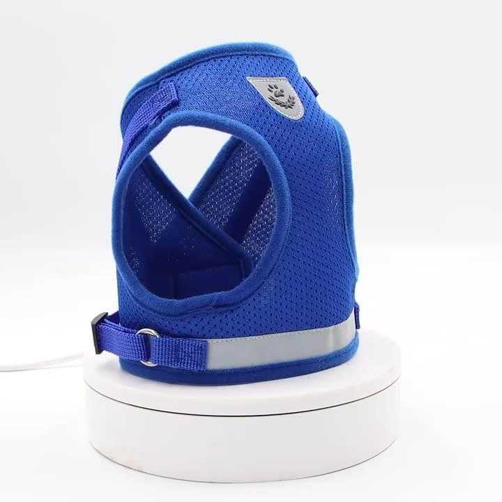 Pet Supplies Wholesale Breathable Custom Mesh Nylon Solid Pet Reflective Dog Harness