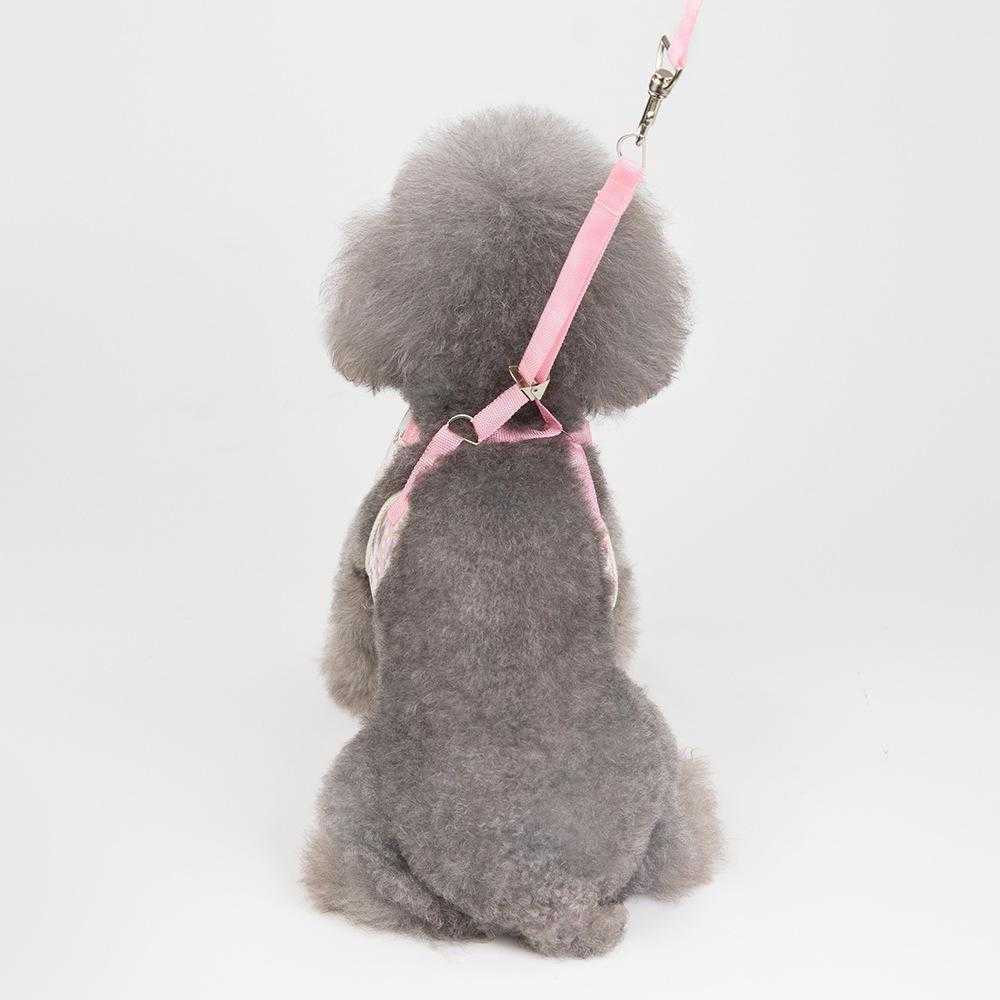 Fashion Comfortable Cotton Mesh Flower Designer Cat Dog Harness