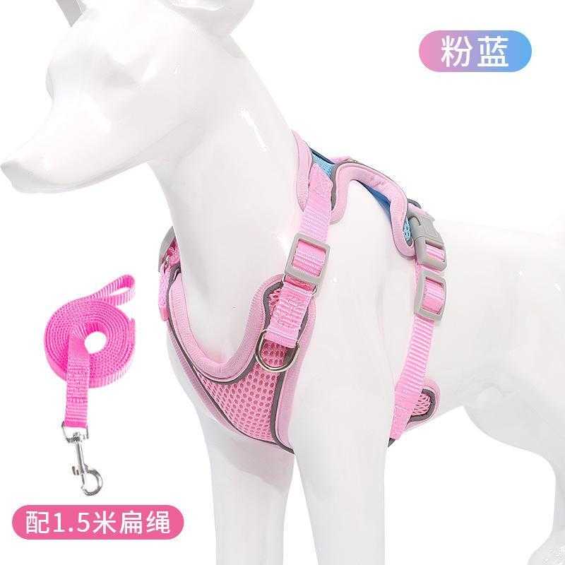 Low Price Breathable Mesh Reflective Sport Dog Harness Vest Luxury Dog Harness