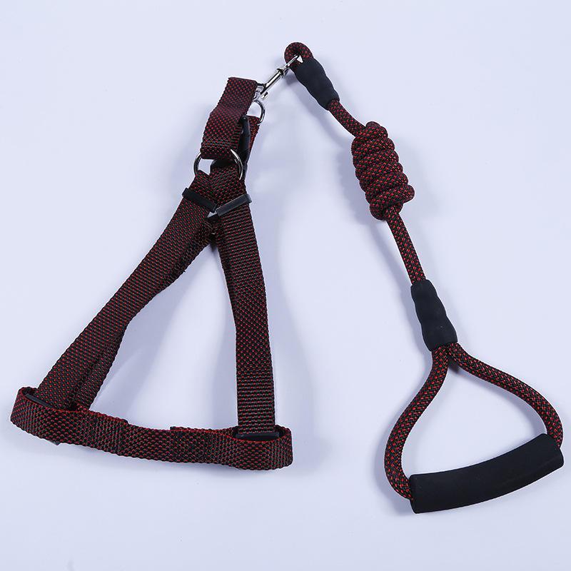 Adjustable Breathable Soft Padded Handle Leash Harness Dog Harness And Leash Set For Training