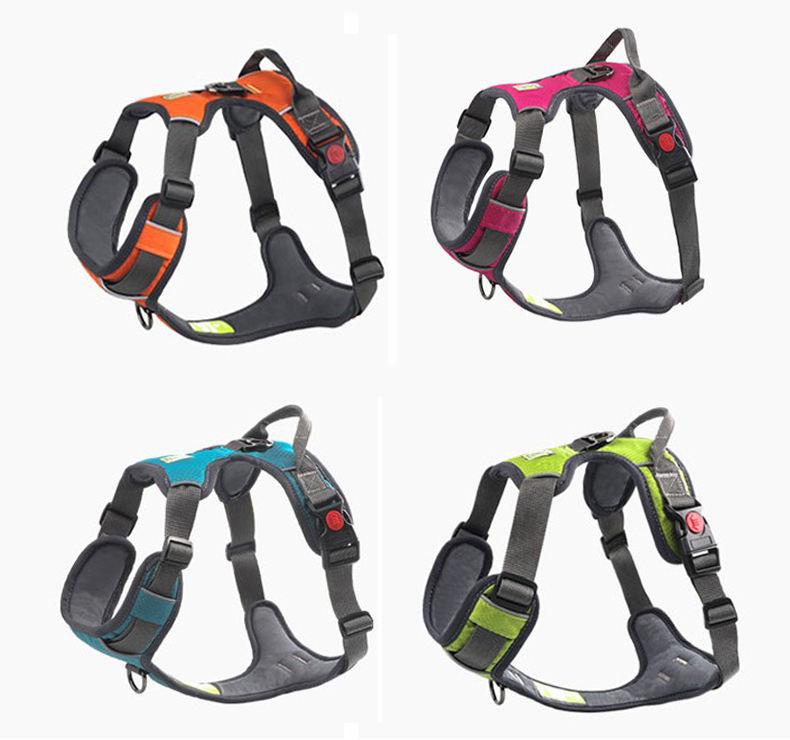 Anti Rush High Quality Outdoor Waterproof Reflective Large Pet Dog Harness