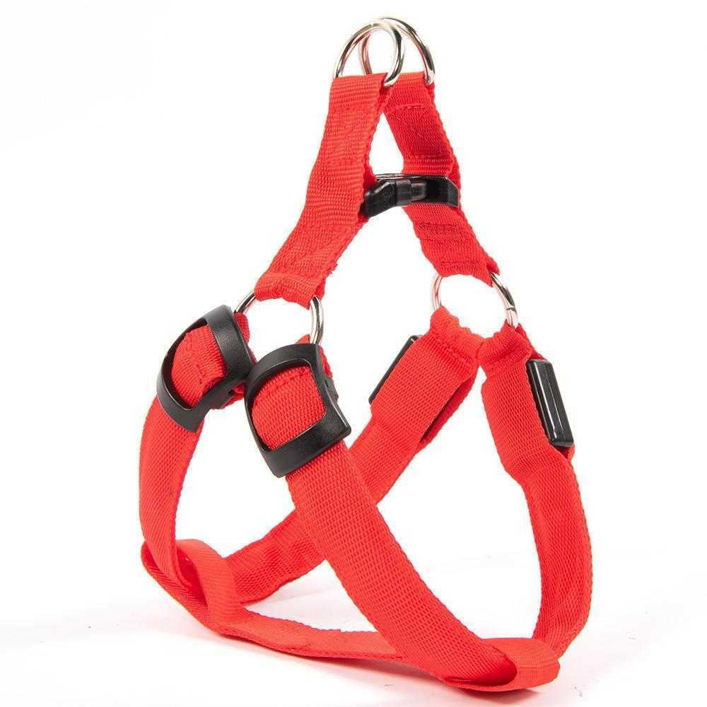 Wholesale Adjustable Custom Rechargeable Colorful Led Dog Harness